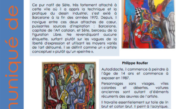 « L'art en partage » : galerie Reynaud - Baillargues