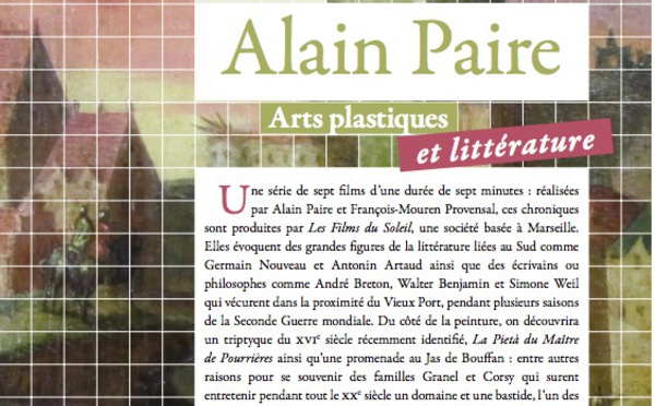 Rencontre avec Alain Paire à Aix-en-Provence