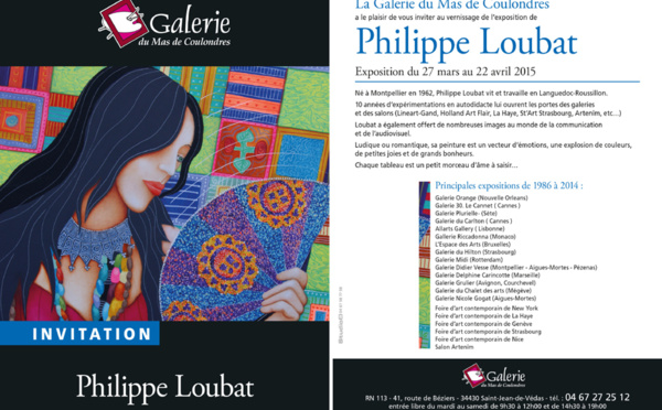 Philippe Loubat expose galerie du Mas de Coulondres - Saint-Jean-de-Védas