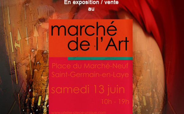 R. VENEZIA au marché de l'Art de St Germain en Laye (Yvelines)