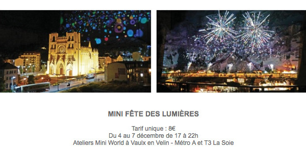 Mini World Lyon organise une Mini Fête des Lumières