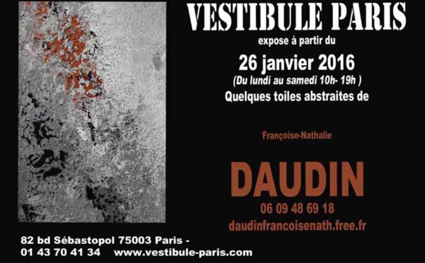 Françoise-Nathalie Daudin expose à Paris