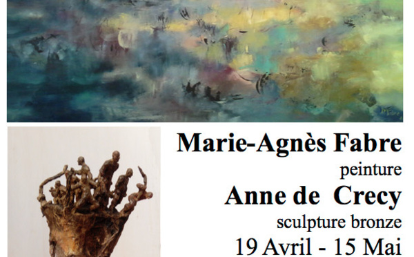 Marie-Agnès Fabre &amp; Anne de Crécy exposent à Saint-Sériés